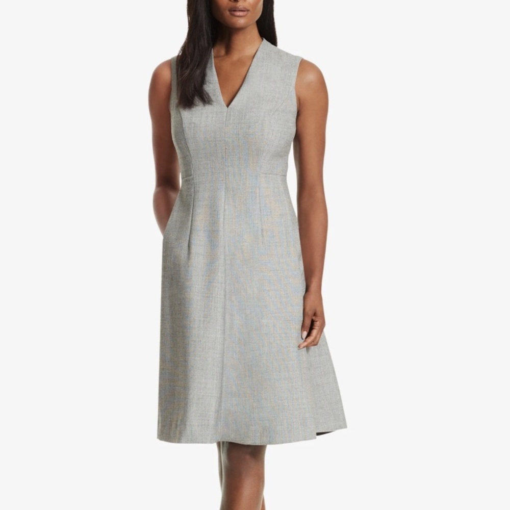 M.M. LaFleur Jaycie Dress Sharkskin - size 2 - grey